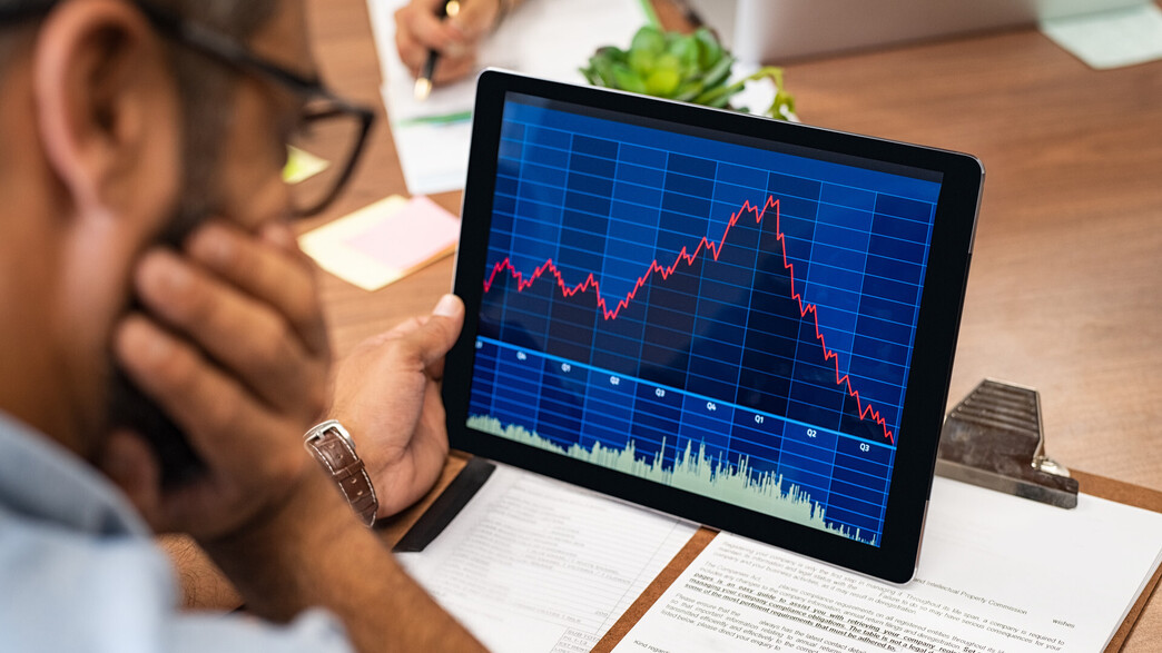 ירידות בבורסה (אילוסטרציה)