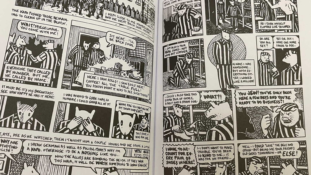 הנובלה הגרפית שעל השואה שנאסרה ללימוד הנובלה הגרפית שעל השואה שנאסרה ללימוד