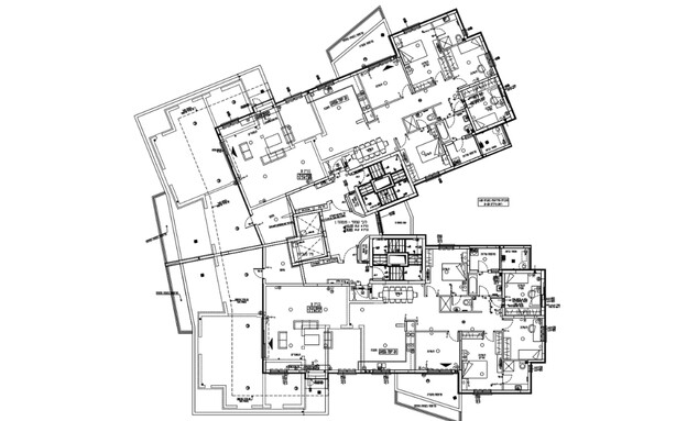 דירה בנתניה, עיצוב חני חמו, תוכנית הדירה מהקבלן (צילום: שרטוט חני חמו)