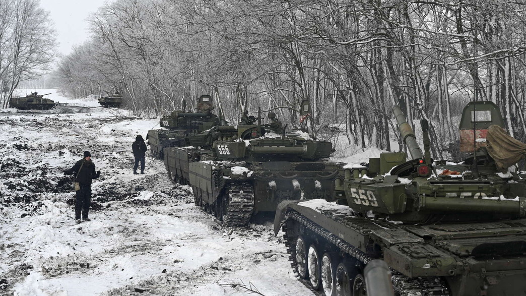 כוחות צבא רוסיה בתרגיל סמוך לגבול עם אוקראינה