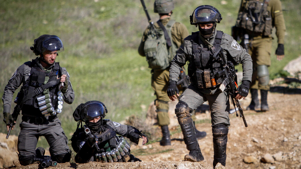 לוחמי מג"ב בפעילות באזור שכם