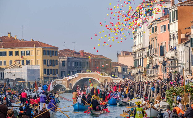 פסטיבל המסכות ונציה איטליה (צילום: Gentian Polovina, shutterstock)