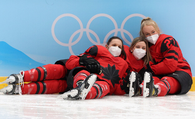 נבחרת ההוקי של קנדה, אולימפיאדת החורף בייג'ינג 2022 (צילום: Sarah Stier, GettyImages)