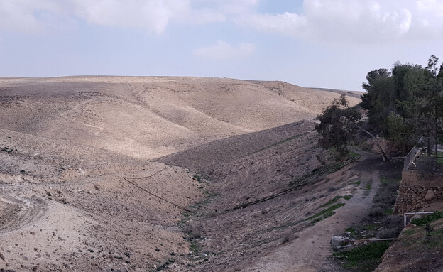 הנוף מביתה של רות דורית יעקבי בערד (צילום: באדיבות המשפחה)