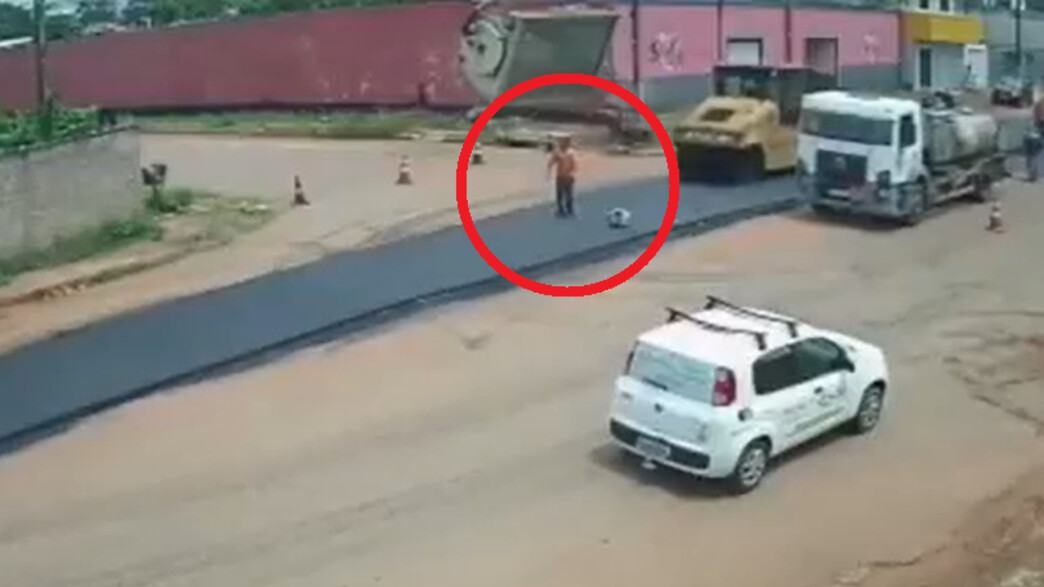 Brazil: A construction worker was killed at a work site after being run over by an extruder