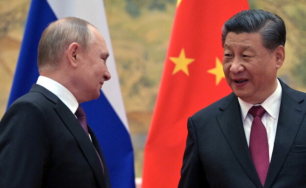 פוטין פונה לעזרה מהמזרח: ייפגש עם נשיא סין לראשונה מפרוץ המלחמה