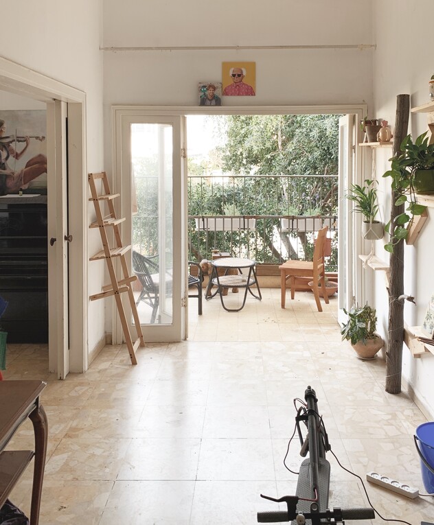 דירה בתל אביב, עיצוב מירב גלן, לפני שיפוץ