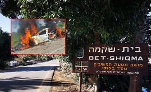 הכניסה למושב בית שקמה (צילום: דודי לוי, כאן דרום)