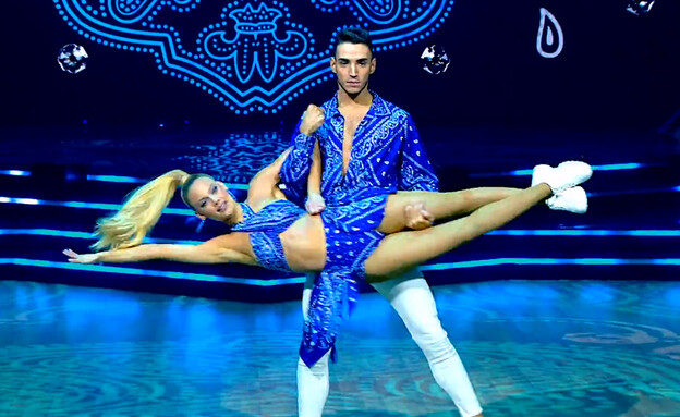 בר זומר ומתנאל קונבסקי (צילום: מתוך "רוקדים עם כוכבים", קשת12)