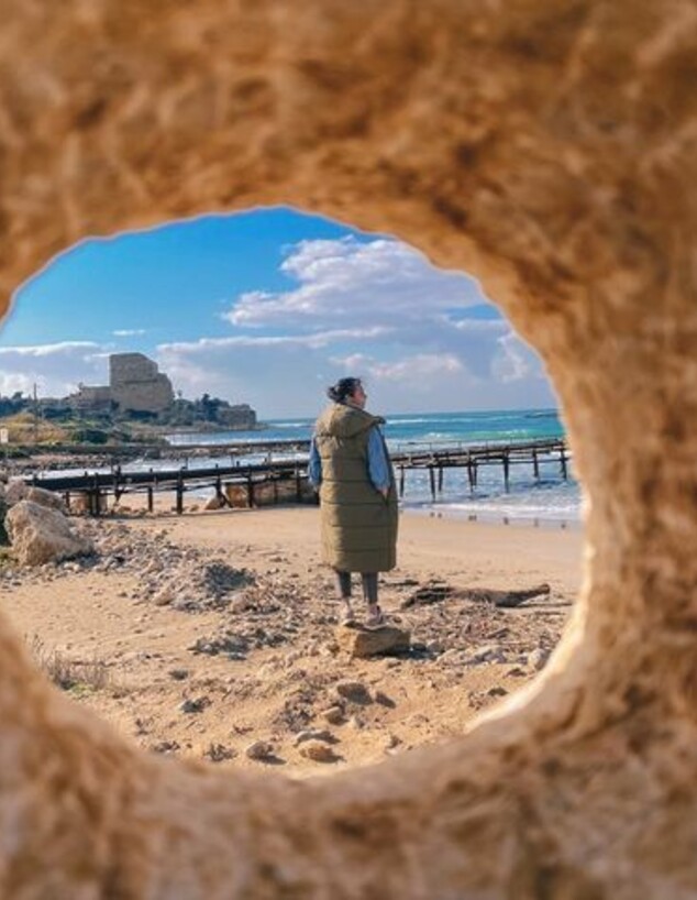 חוף המבצר, לא מוכרז אבל נהדר לפיקניק ביום בהיר (צילום: ליאת כהן רביב)