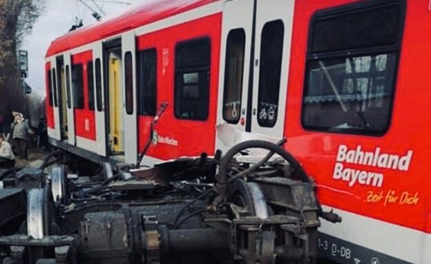 התנגשות רכבות במינכן, גרמניה (צילום: סעיף 27א לחוק זכויות יוצרים)