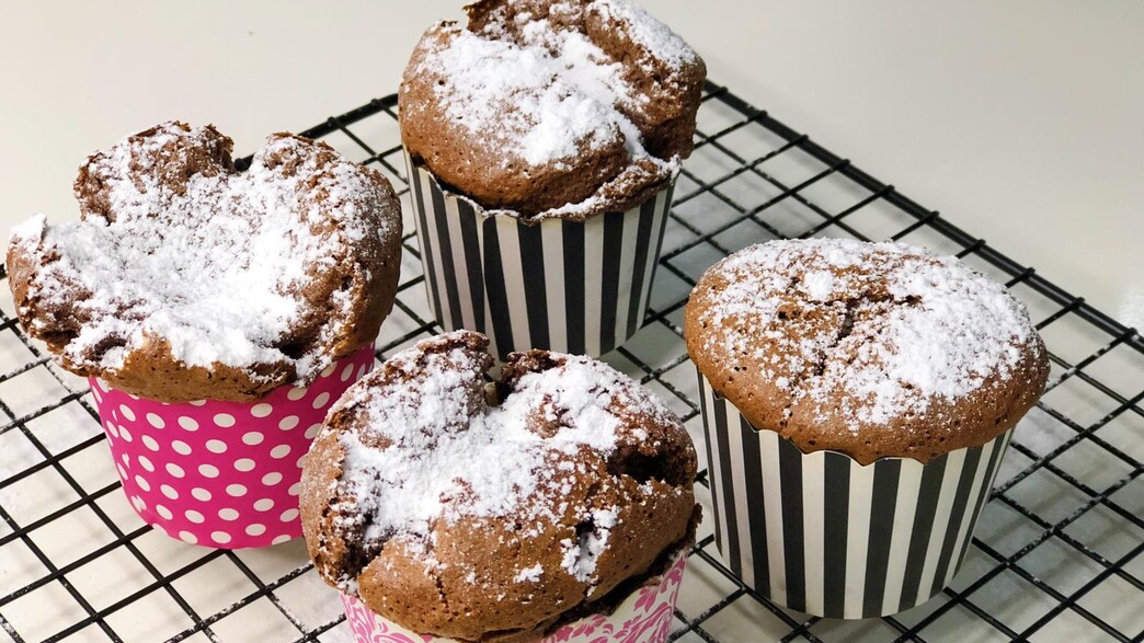 סופלה נוטלה בשני מרכיבים