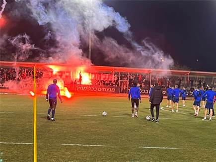 אבוקות באימון ב"ש