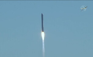 שיגור החומוס לחלל (צילום: נאס"א)