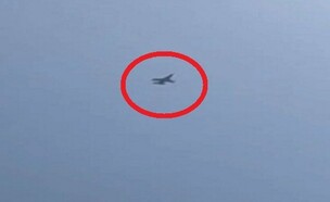 מטוס ללא טייס שחדר מישראל ללבנון (צילום: מתוך תיעוד שעלה ברשתות החברתיות, לפי סעיף 27 א')