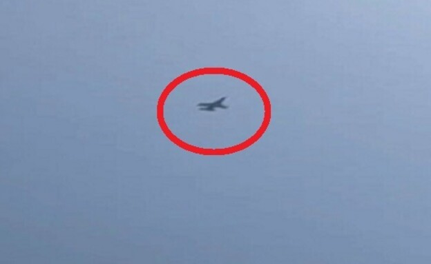 מטוס ללא טייס שחדר מישראל ללבנון (צילום: מתוך תיעוד שעלה ברשתות החברתיות, לפי סעיף 27 א')
