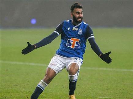 במדי לך פוזנאן. כבש שער ליגה אחד (Getty)