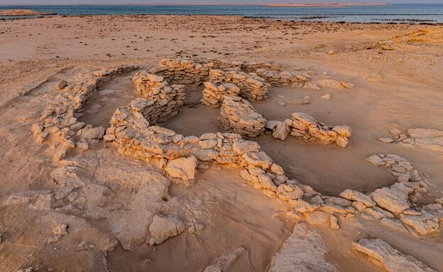 מבנים עתיקים שהתגלו באבו דאבי (צילום: CNN)