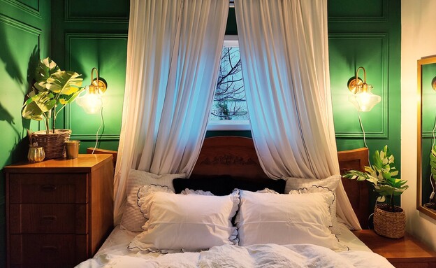 חדר שינה דבורה גולדשמידט,  (צילום: דבורה גולדשמידט)