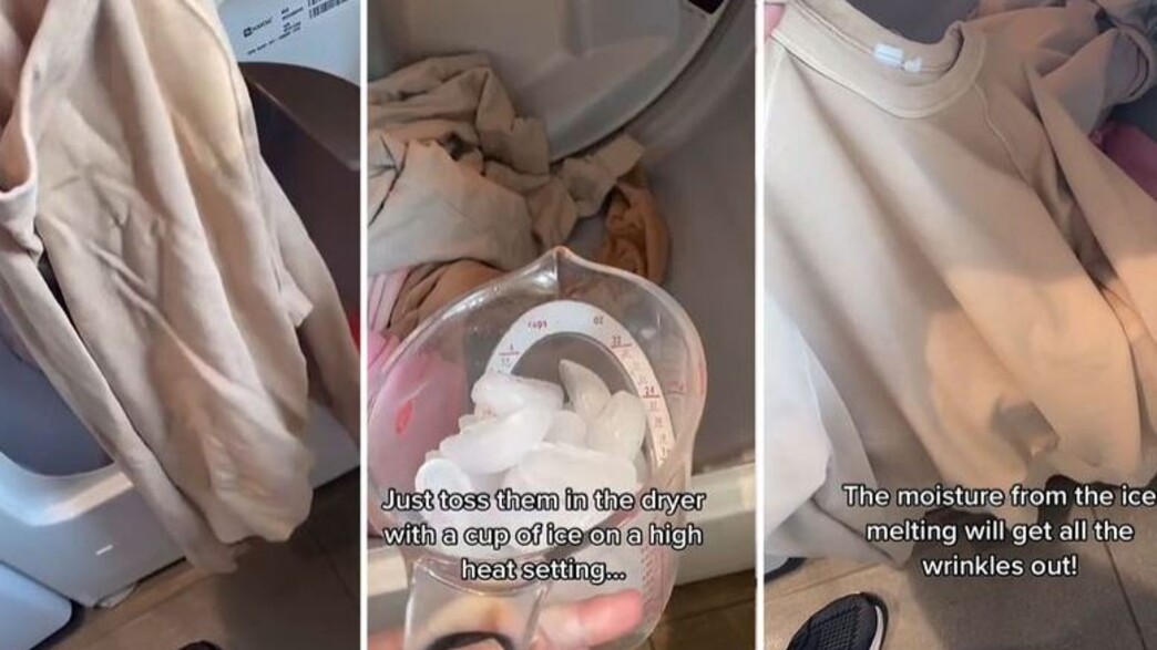 טריק הכביסה המגוהצת