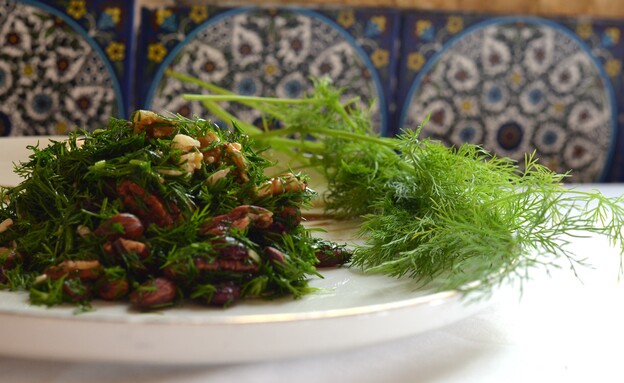 תפריט ליקוט  במסעדת ארמון סהרה (צילום: מיטל פז תקשורת,  יח"צ)