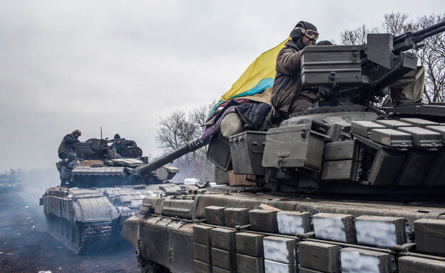 מלחמת רוסיה-אוקראינה - כוחות אוקראינים בארטמובסק (צילום: getty images)