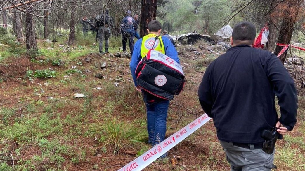 זירת התרסקות מטוס האולטראלייט זירת התרסקות מטוס האולטראלייט