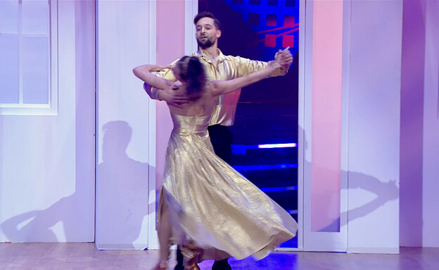אלכס שטילוב ונינה סולוביוב - פוקסטרוט (צילום: מתוך "רוקדים עם כוכבים", קשת12)