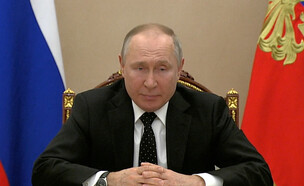 פוטין הורה להגביר את הכוננות הגרעינית (צילום: שש עם עודד בן עמי, חדשות 12)