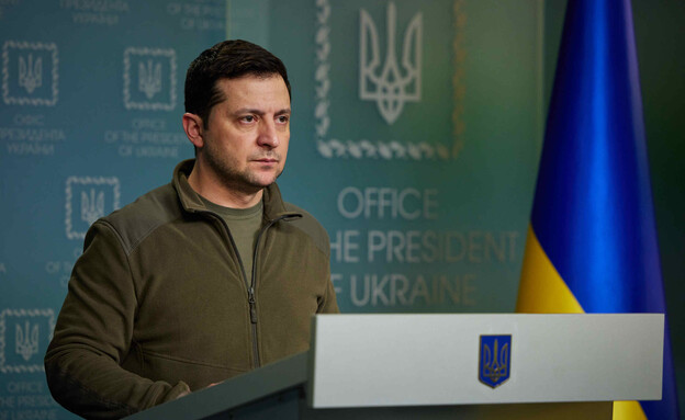 נשיא אוקראינה וולודימיר זלנסקי (צילום: getty images)