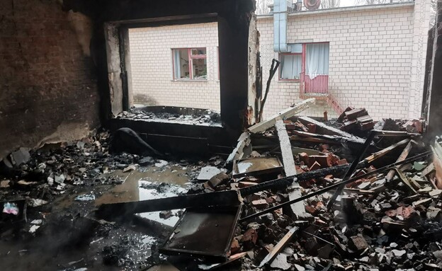 גן ילדים בצ'רניגוריב אחרי הפצצה (צילום: сегодня)