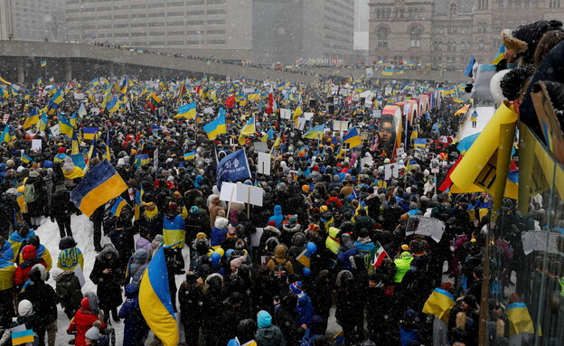 Demonstration in favor of Ukraine in Russia (Photo: Reuters)