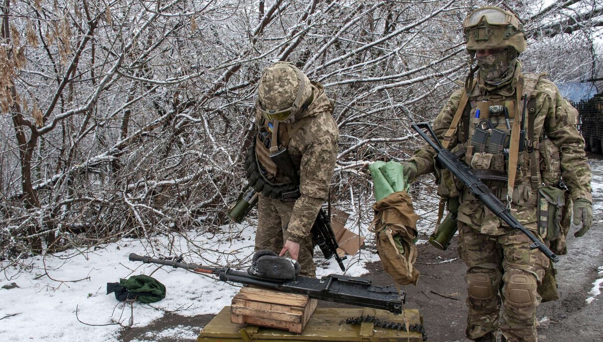 חיילים אוקראינים (צילום: ap)