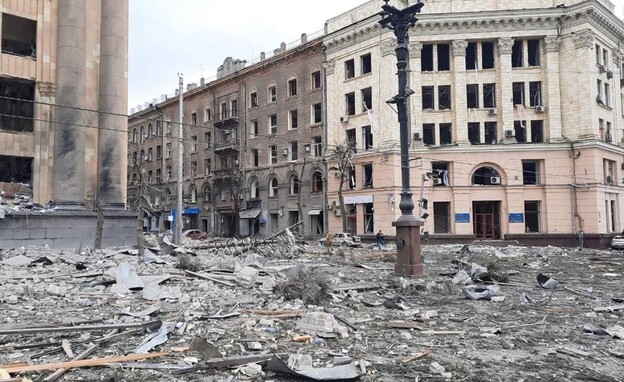ההרס מהמלחמה באוקראינה (צילום: Anadolu Agency, GETTYIMAGES)