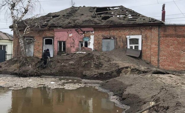 תמונות מהעיר אחטירקה שבמחוז סומי באוקראינה (צילום: נוביה גאזטה)