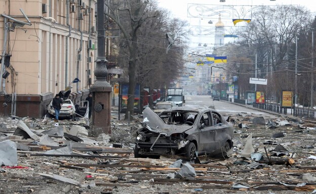 הרס המלחמה באוקראינה (צילום: רויטרס)