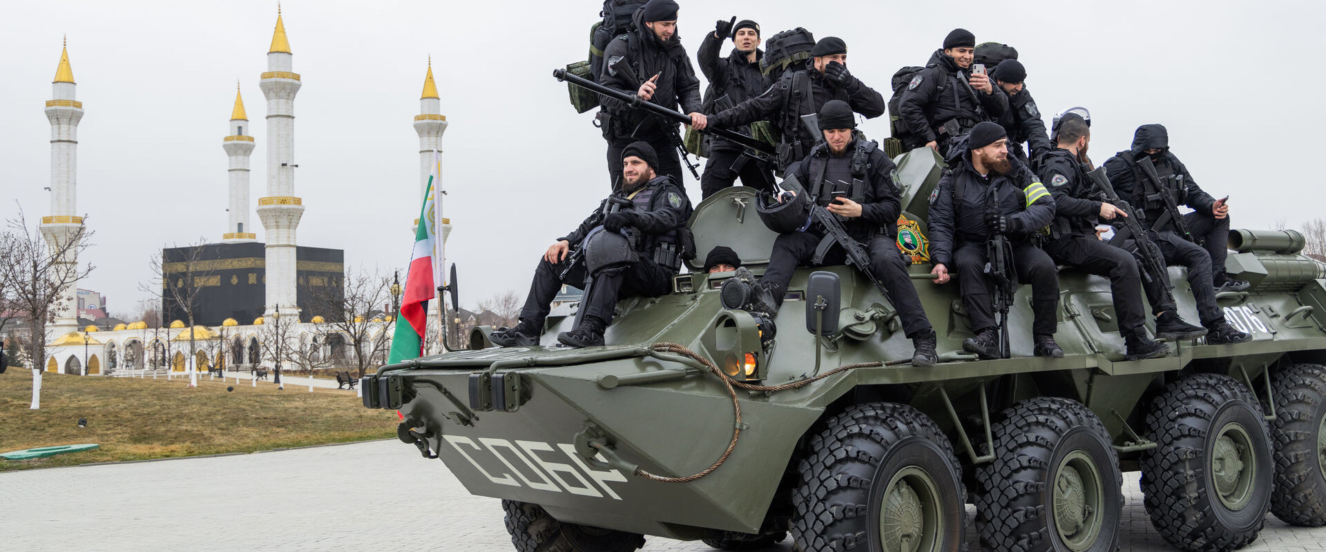 חיילים צ'צ'נים (צילום: Yelena Afonina/TASS, getty images)