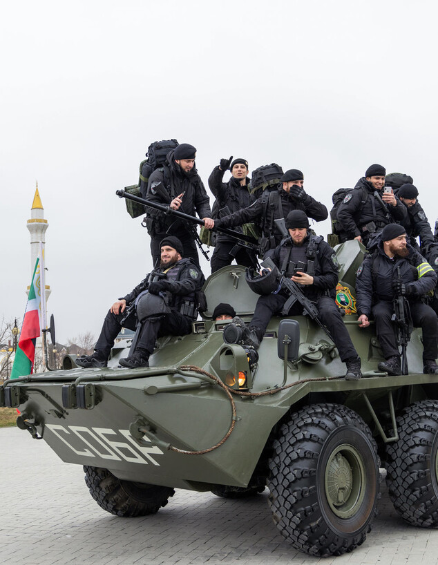 חיילים צ'צ'נים (צילום: Yelena Afonina/TASS, getty images)