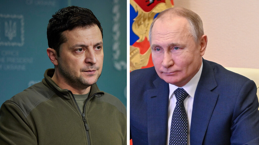 וולודימיר זלנסקי, ולדימיר פוטין