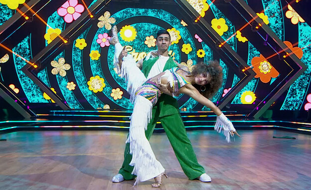 עדן פינס ואוראל כלאף – צ'ה צ'ה (צילום: רוקדים עם כוכבים, קשת12)