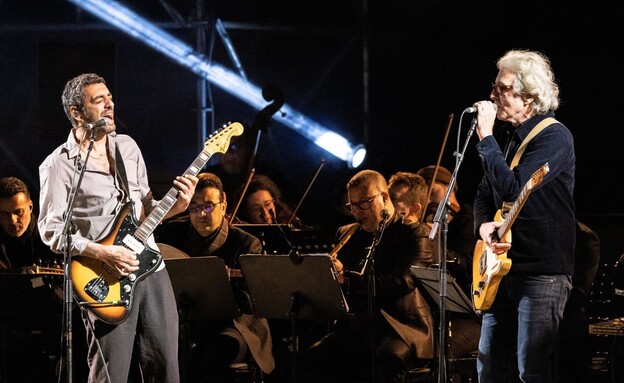 ברי סחרוף ודודו טסה בפסטיבל "שיר היונה", מרץ 2022 (צילום: עומר קידר, יח"צ)