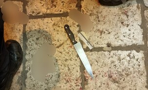 הסכין מניסיון פיגוע הדקירה בירושלים (צילום: דוברות המשטרה)