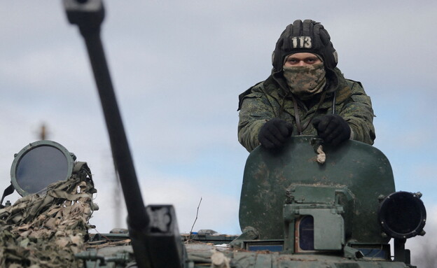 צבא רוסיה מתקדם באוקראינה (צילום: רויטרס)