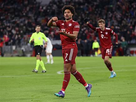 גם גנאברי חגג מול האוסטרים (GETTY)