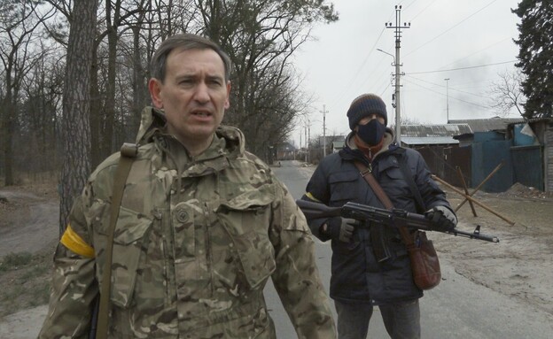 תיעוד הקרבות בגונרקה, אוקראינה. מתוך עובדה (צילום: אדי גרלד, עובדה)