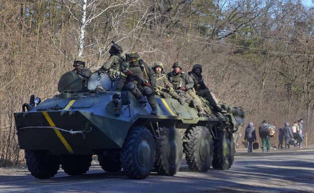 מלחמת אוקראינה רוסיה (צילום: AP)