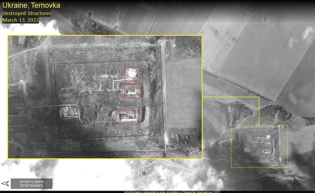 צילום לוויין של אזור דרום אוקראינה (צילום: (ImageSat International (ISI)