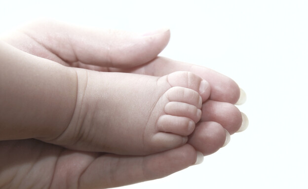 רגליים של תינוק, אילוסטרציה  (צילום: 123rf)