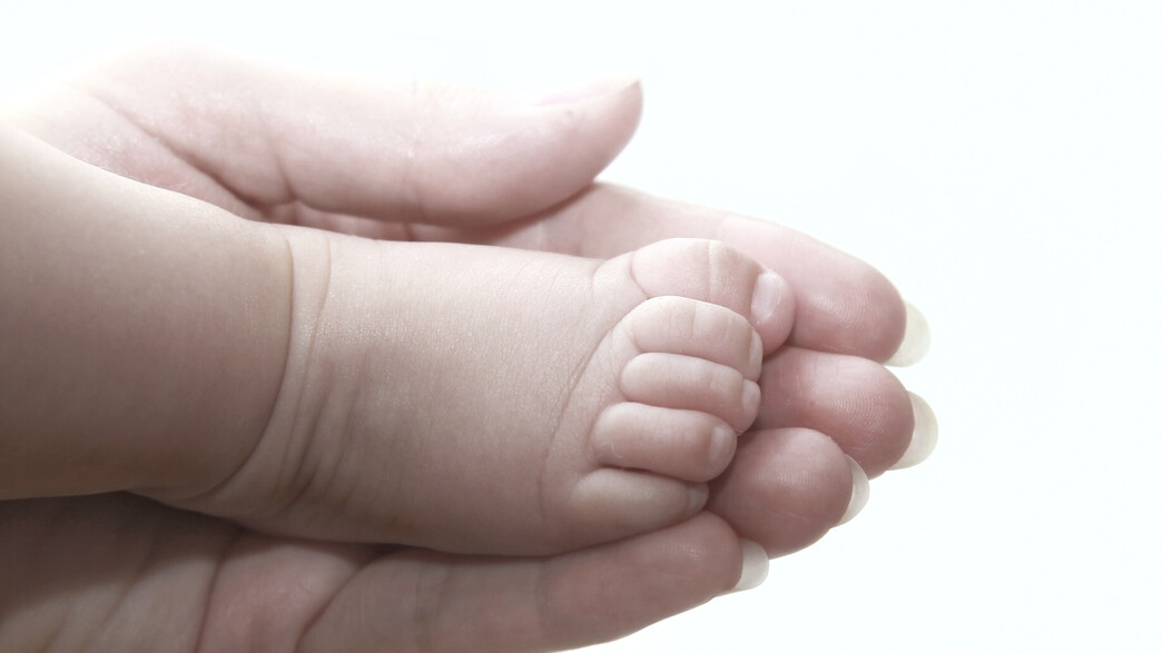 רגליים של תינוק, אילוסטרציה 