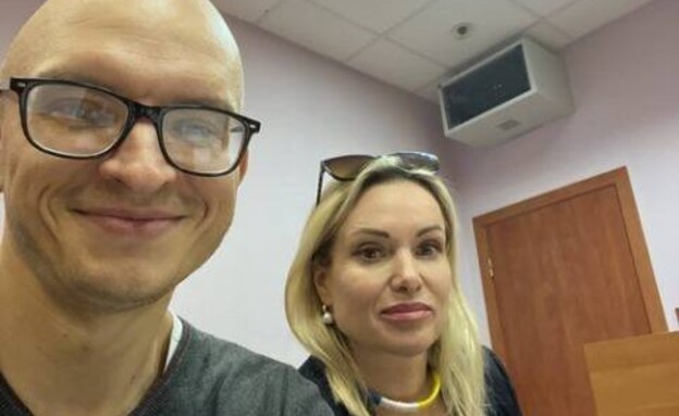 מרינה אובסיאניקובה, עיתונאית רוסיה (צילום: מתוך טוויטר)